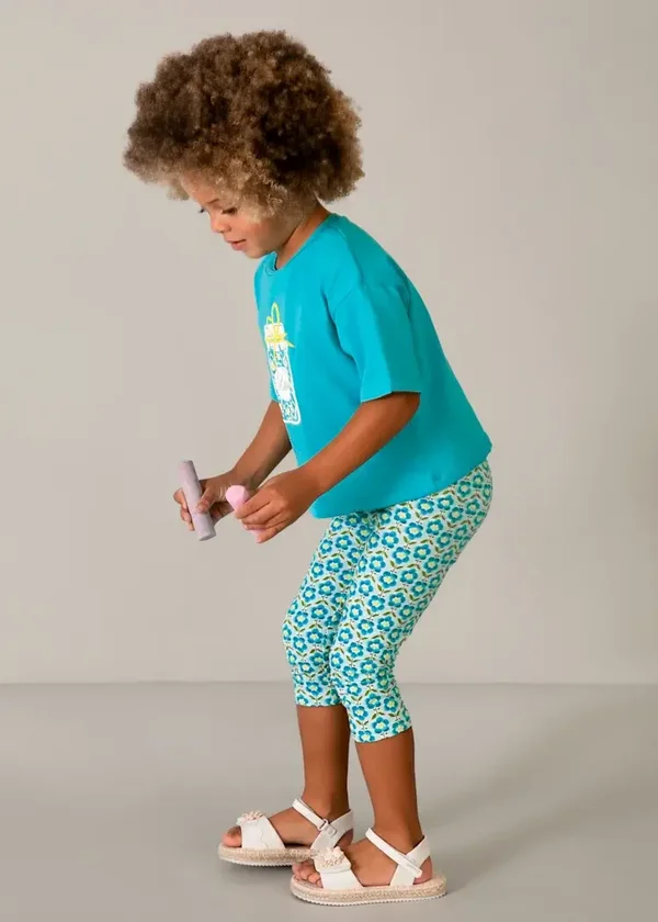 Leggings stampato bambina