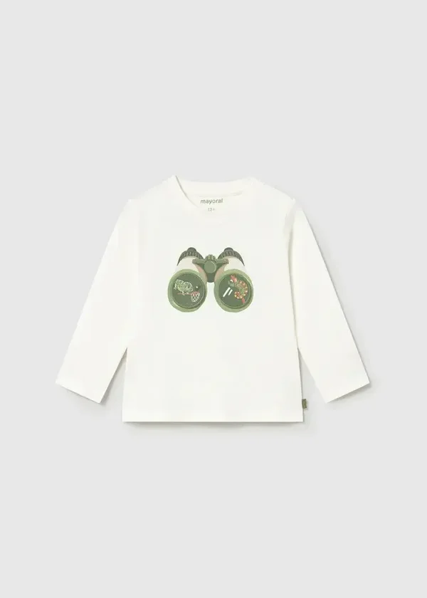 Maglietta interattiva binocolo neonato