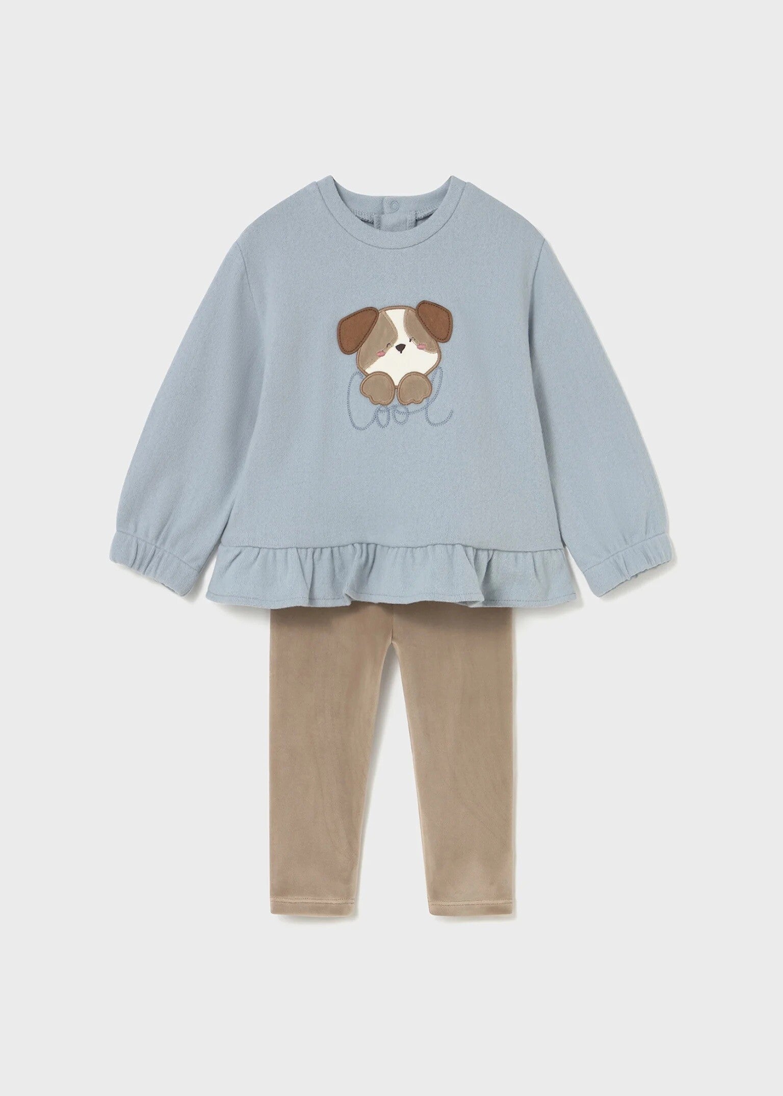 Completo leggings e felpa per neonata