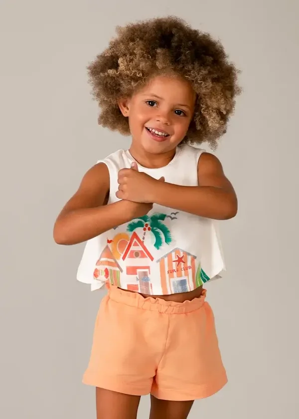 Completo shorts e maglietta bambina