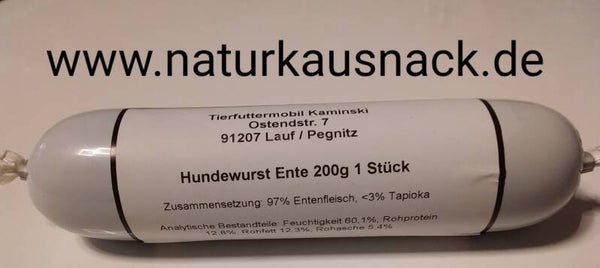 Hundewurst Ente