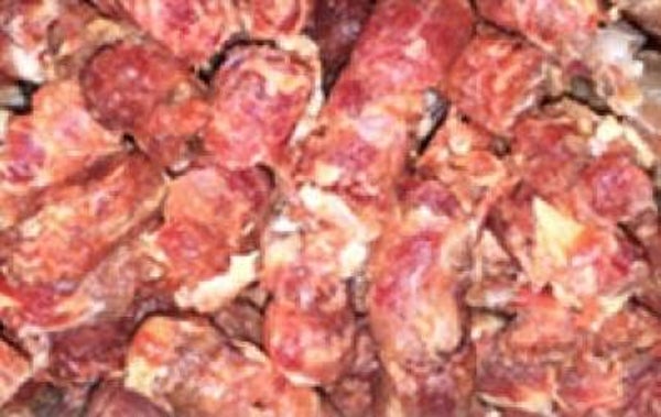 Pferdemuskelfleisch gewolft