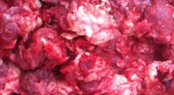 Rinderhalsfleisch grob gewolft