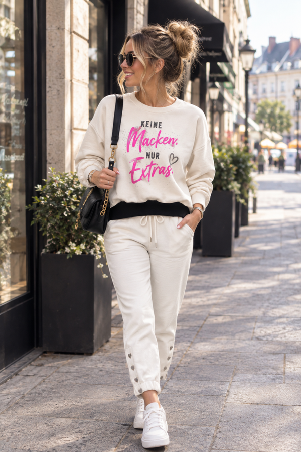 " Keine Macken , nur Extras" Sweater