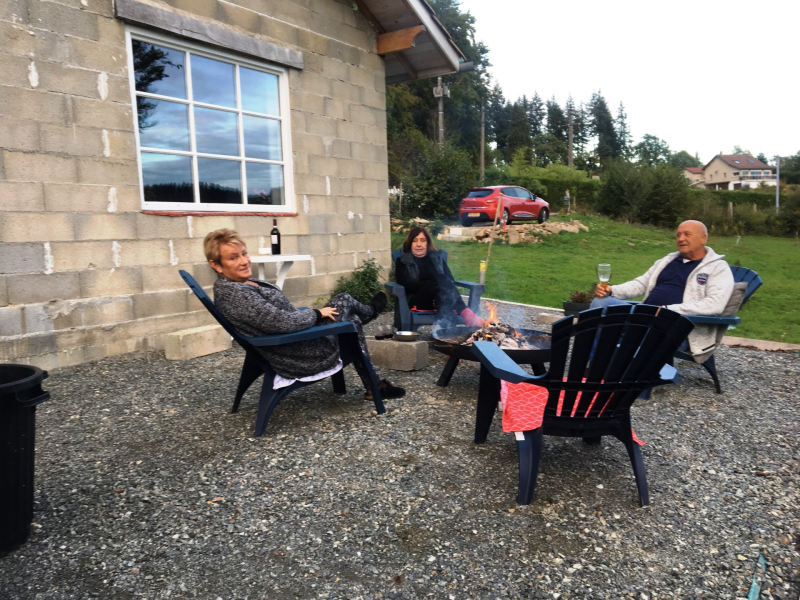 Lekker bij het vuurtje!