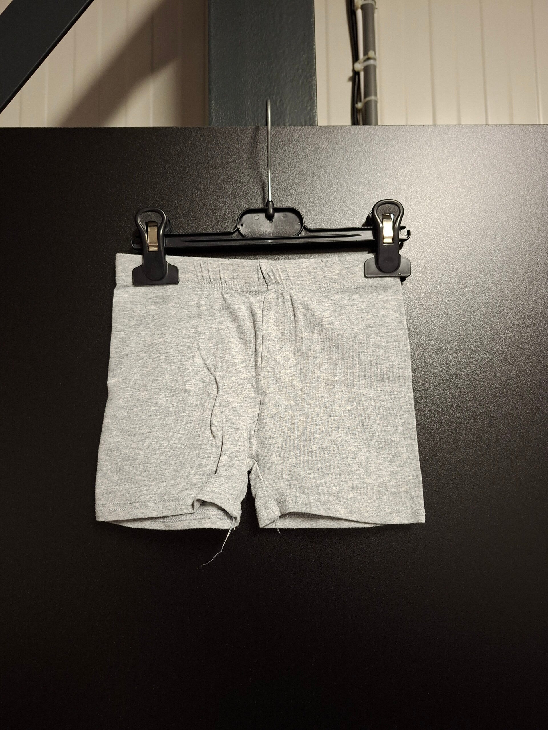 Grijze Korte Meisjes Legging M:110