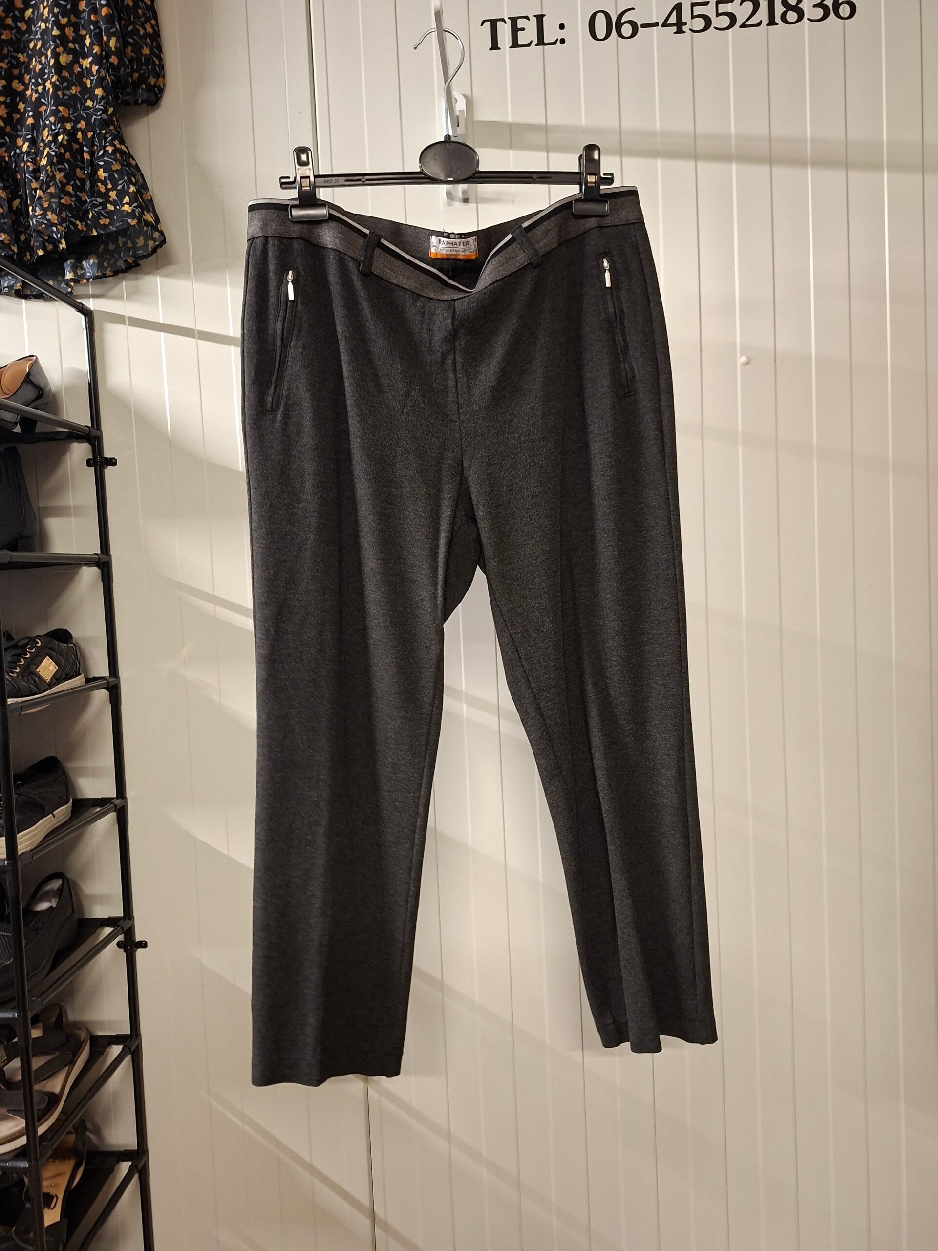 Grijze Dames Broek: Maat 3xl
