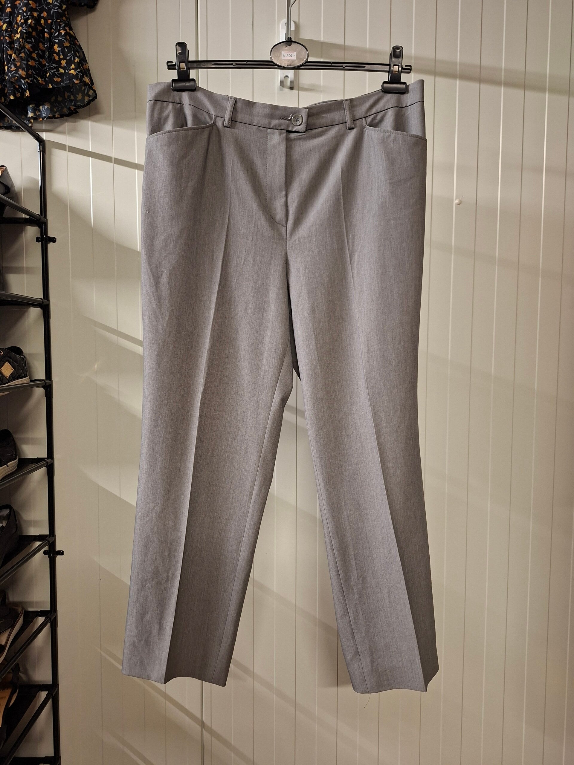Grijze Dames Pantalon: Maat 3XL