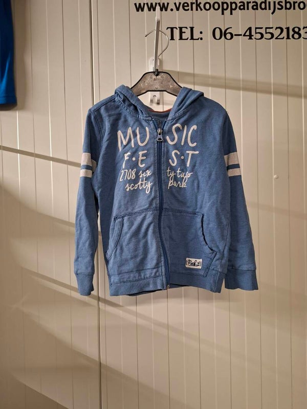 Blauw Jongens Vestje Maat: 110