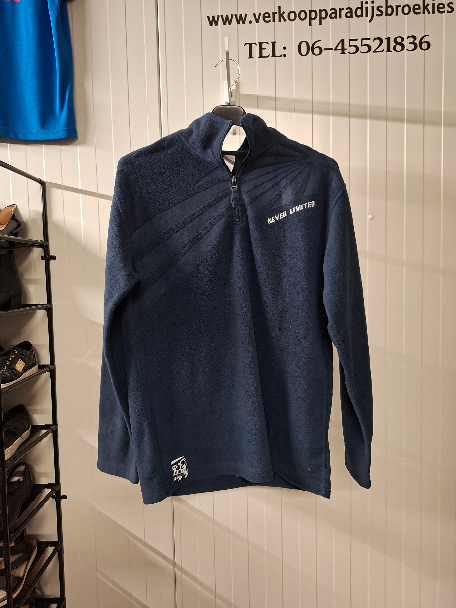 Blauw Jongens Trui Maat: 170