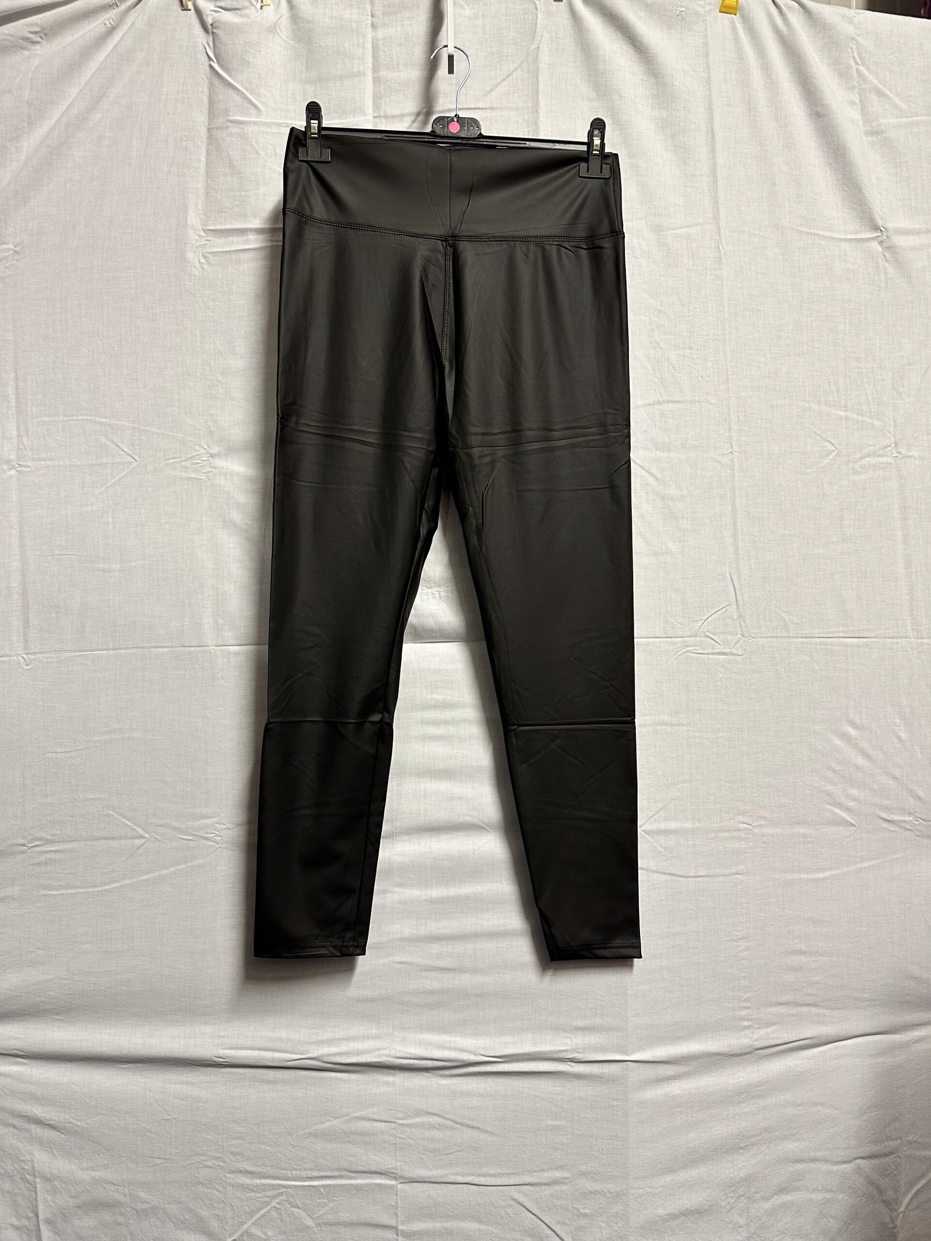 Zwarte Leren Dames Legging