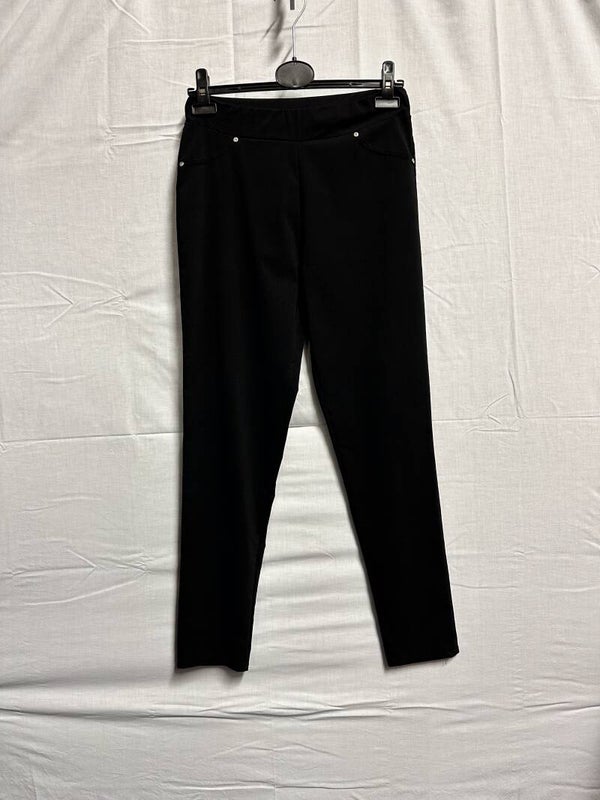 Zwarte Lange Dames Broek Maat: M