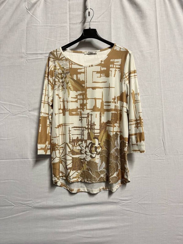 Bruin Kleurige Dames Tshirt