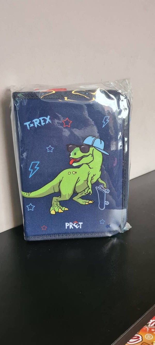 Pret Federmappe, Schulmäppchen, Dinosaurier, Blau