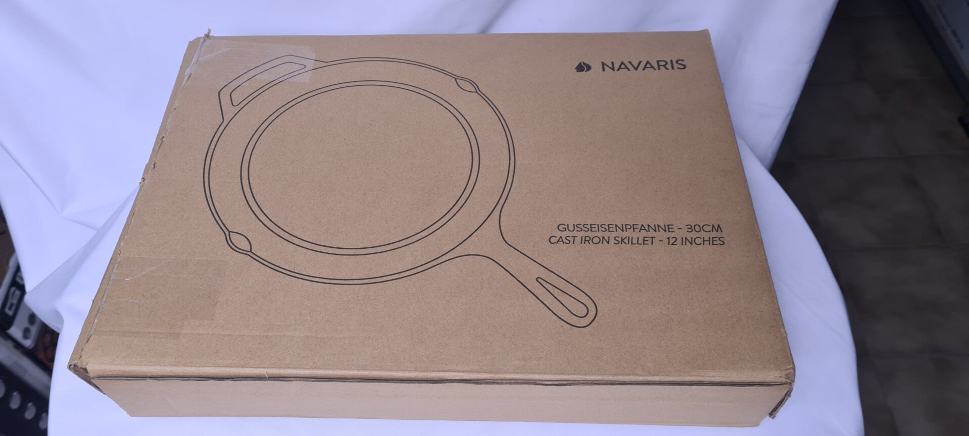 Navaris Gusseisenpfanne 30cm