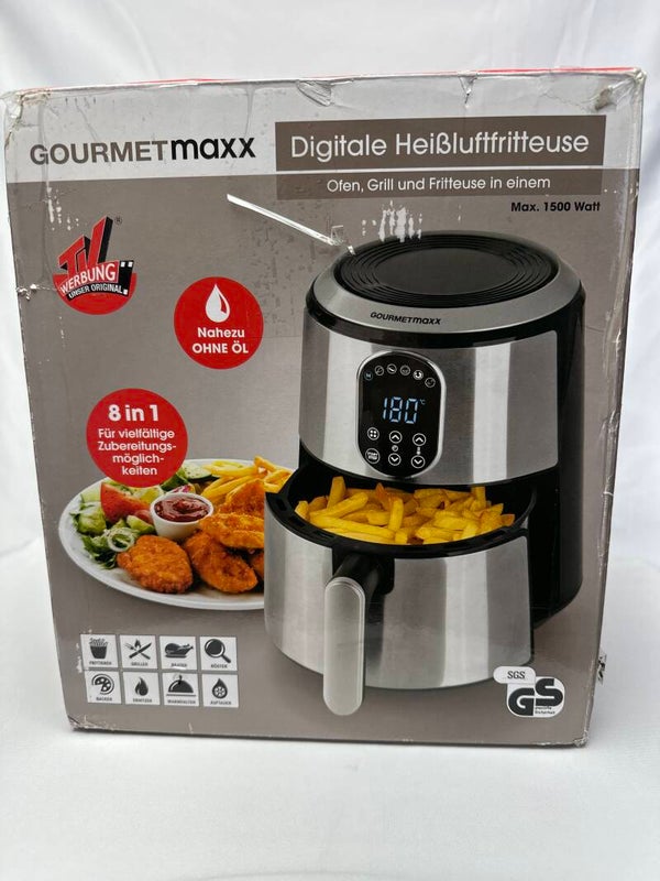 Gourmetmaxx digitale Heißluftfriteuse