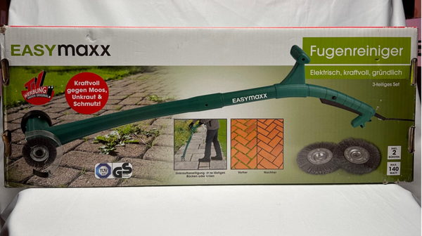 EASYMAXX, Fugenreiniger Elektrisch, kraftvoll, gründlich 3-teiliges Set