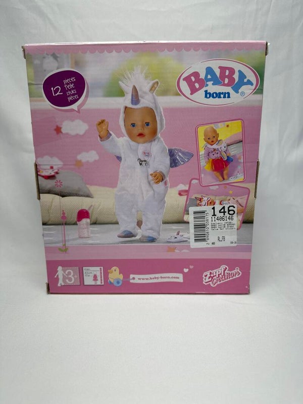 Baby Born Einhorn Kostüm 12 Tlg
