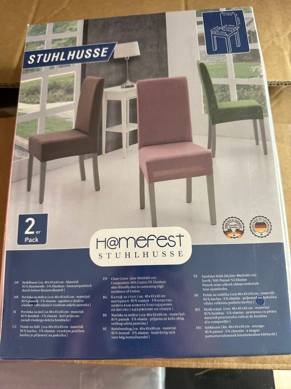 Homefest Stuhlhusse Creme