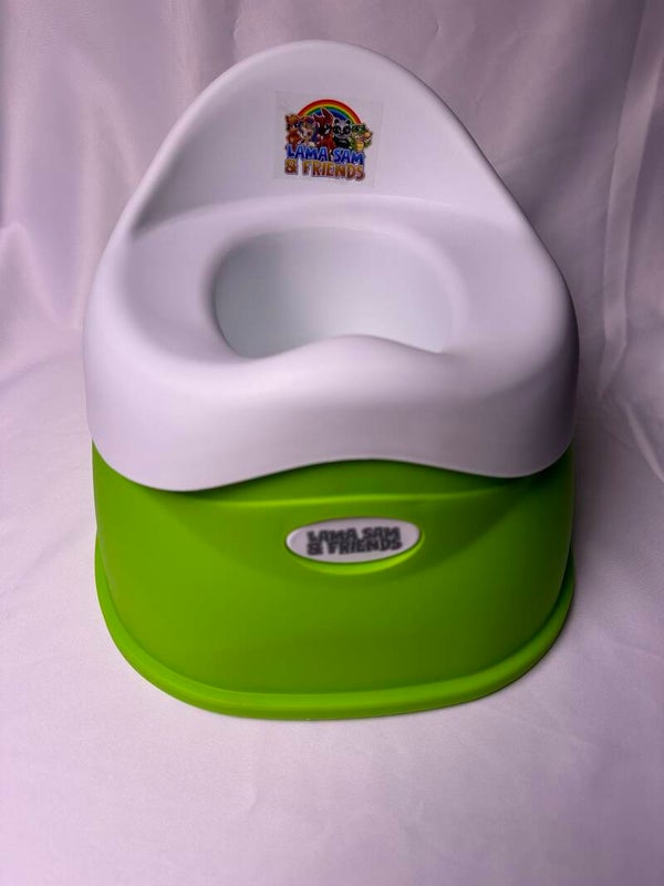 Lama Sam & Friends Töpfchen grün weiß 2 Tlg Babytopf