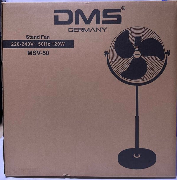 DMS Standventilator, Ventilator, Standlüfter, Stehventilator, 50cm