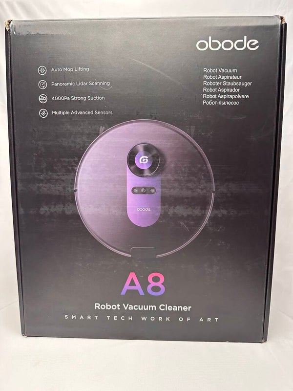 Obode A8 Saugroboter mit Wischfunktion, 3D-Hinderniserkennung