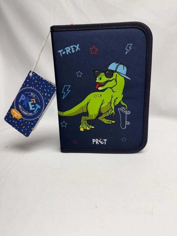Pret Federmappe, Schulmäppchen, Dinosaurier, Blau