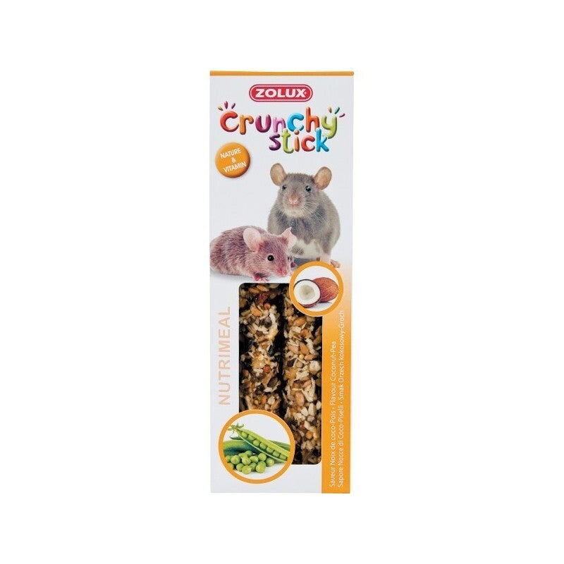 Crunchy stick  rat-souris  NOIX DE COCO & POIS