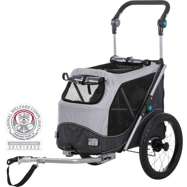 Roulotte de vélo pour chiens jusque 15kg