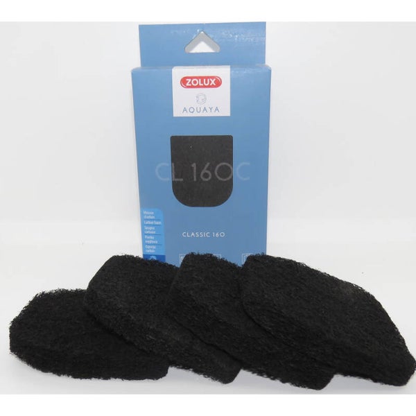 mousse charbon pour filtre pompe classic 160