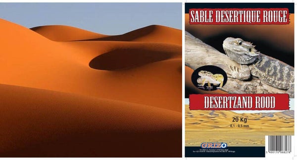 SABLE DESERTIQUE ROUGE 20KG