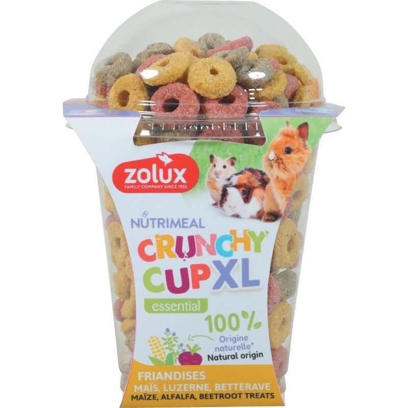 Crunchy cup XL ring MAIS & LUZERNE & BETTERAVE