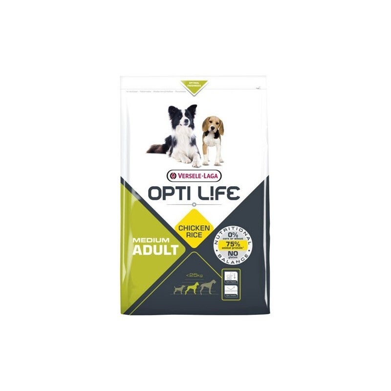 opti life medium adult chicken rice 2.5kg