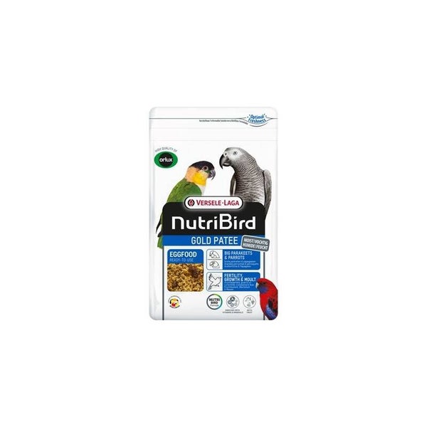 NUTRIBIRD GOLD PATEE GRANDES PERRUCHES & PERROQUETS 1KG