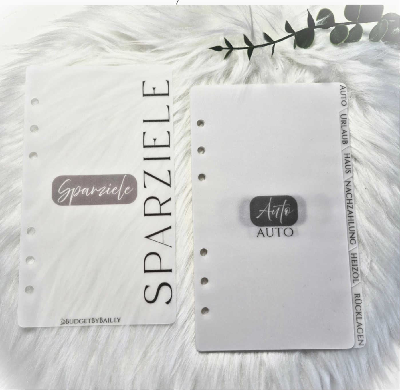 Personalisiertes Register für Sinking Funds & Sparziele – A5 & A6