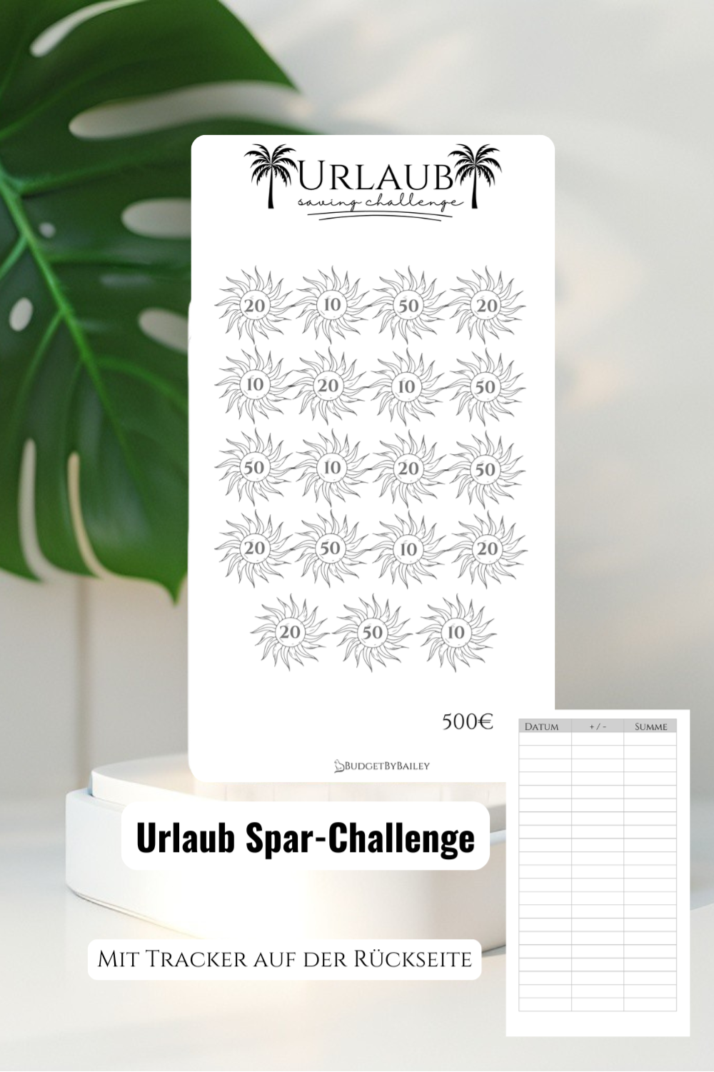 Urlaubs Spar-Challenge - Spare ganz einfach 500€ für deinen Traumurlaub