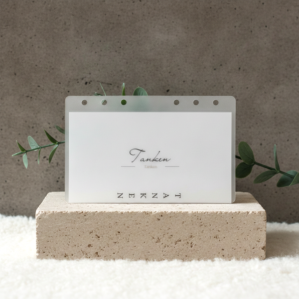 Personalisierte Umschläge für Budgetplaner, Filofax (A5, A6, A7)