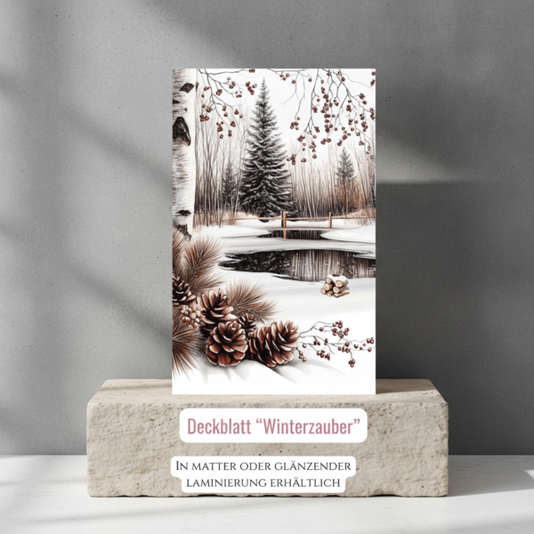 Winter Wonderland – Saisonales Binder Deckblatt (inkl. Tracker)
