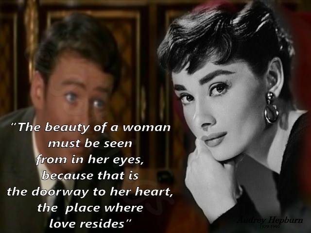 Jottings Life Audrey Hepburn Beauty Woman Eyes Peter O'Toole Steal Million