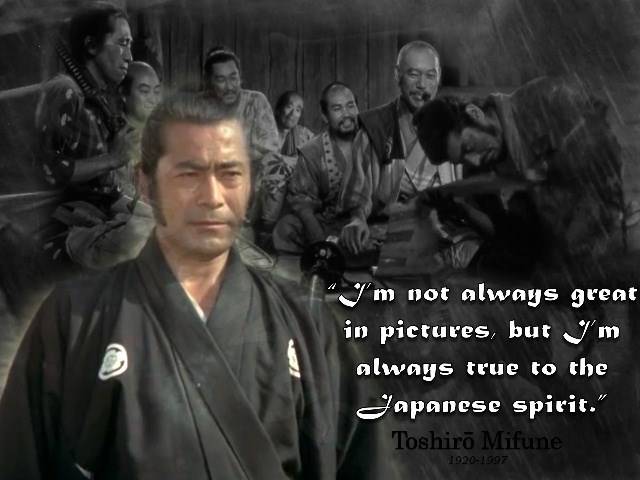 Jottings Life Mifune Toshiro 7 Samurai Red Sun
