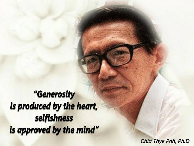 Dr_Chia Generosity Jottings Life