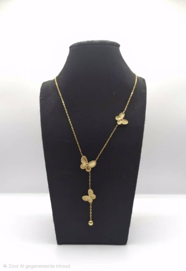 Mariposa  tassel gold