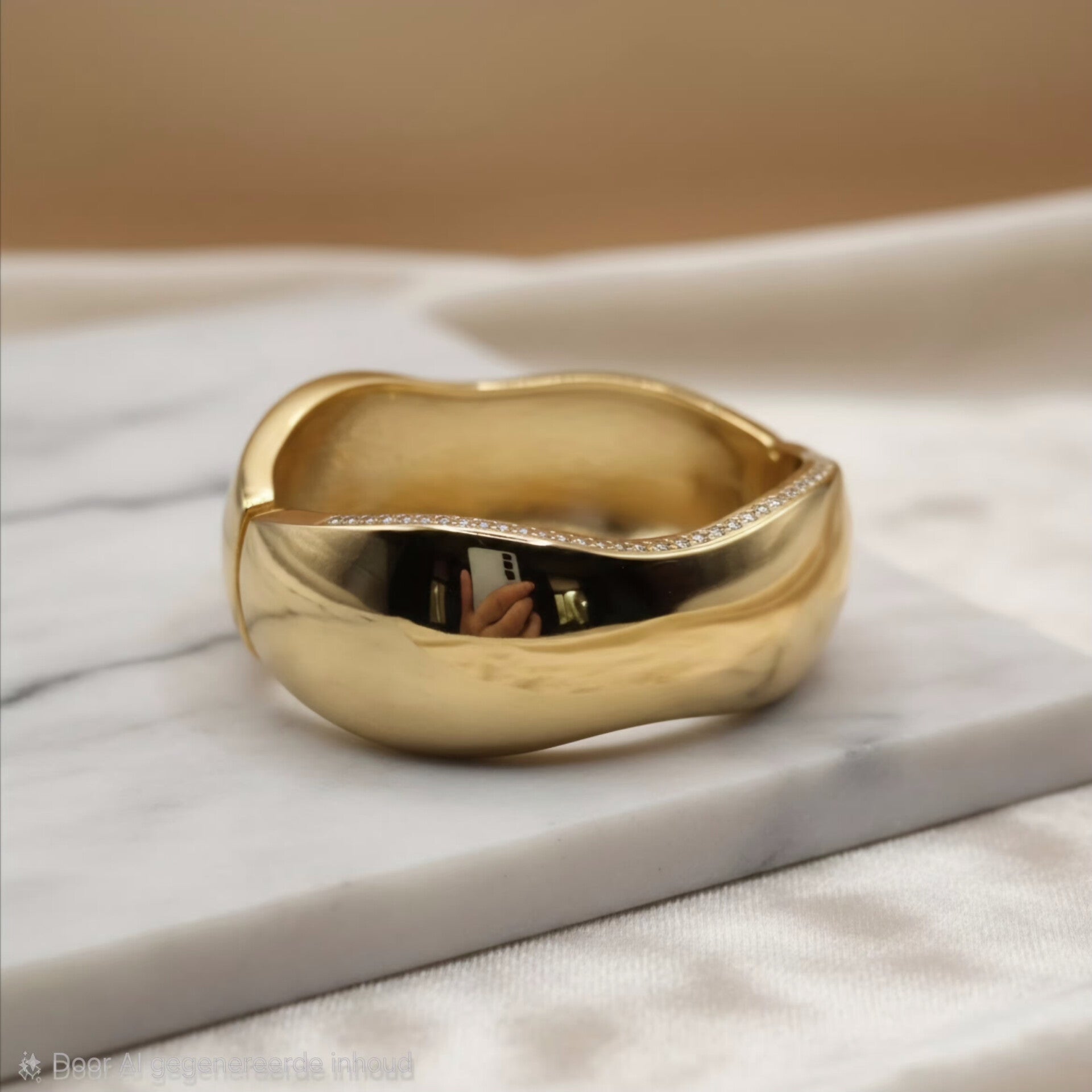 Aurelia Wave bangle