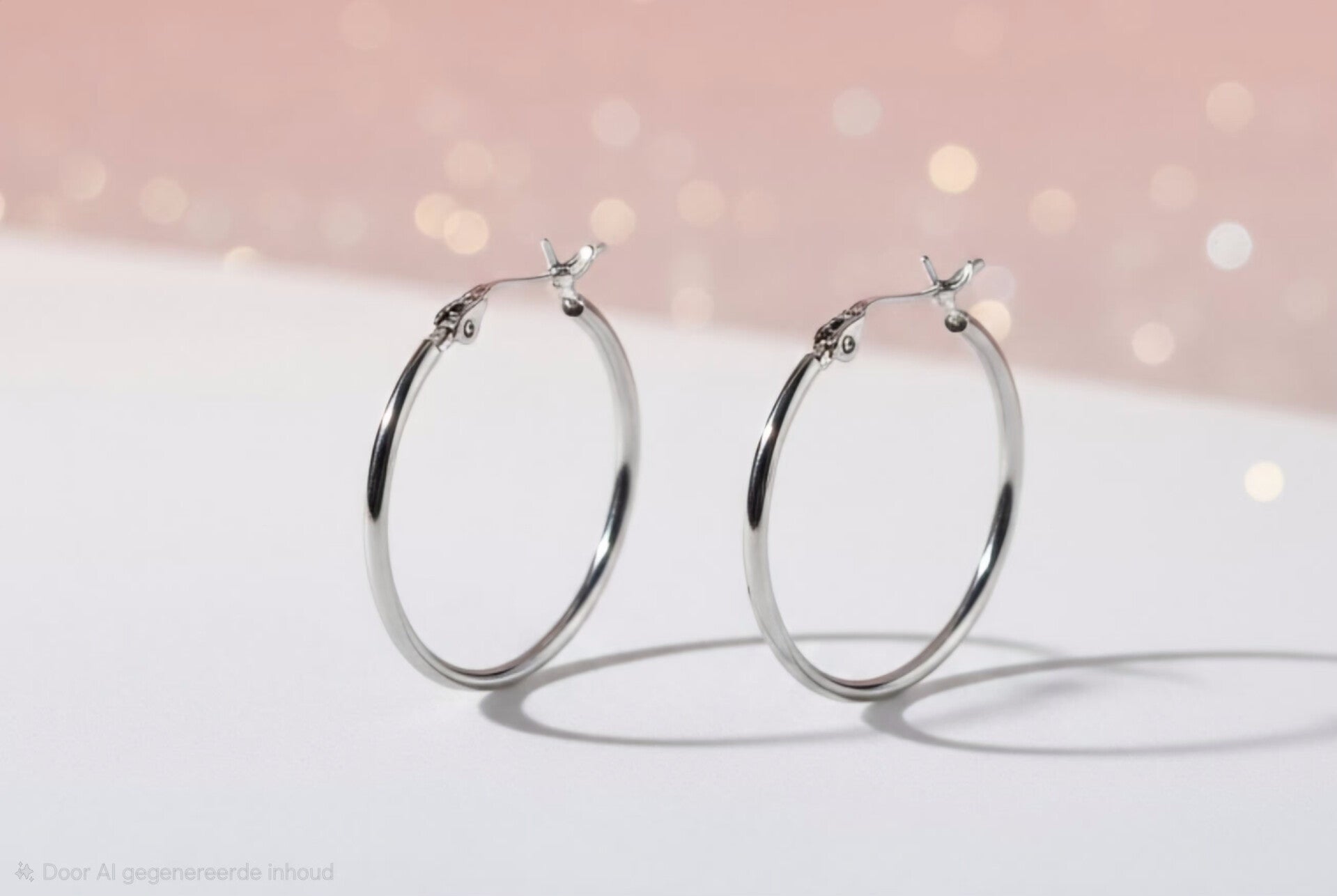 Silver hoops