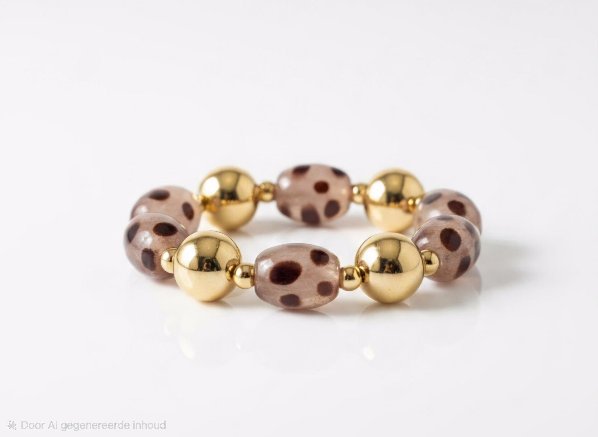 Leopard glow armband