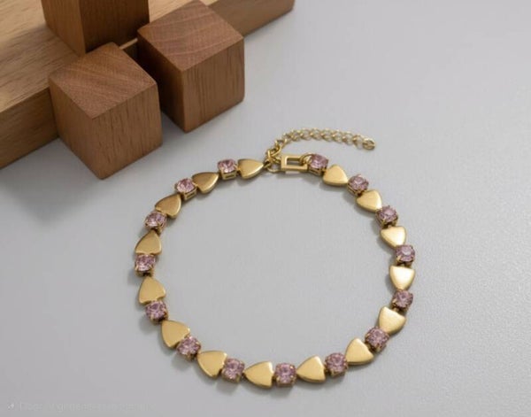 Sparkle roze bracelet