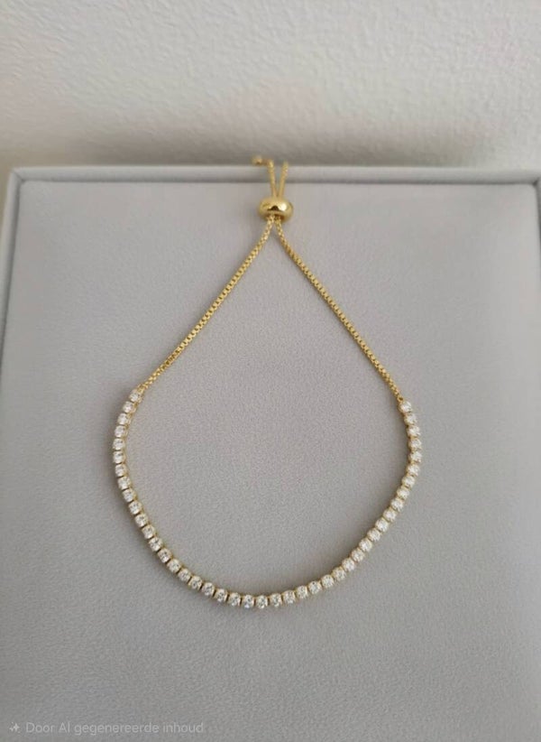Bolo gold bracelet