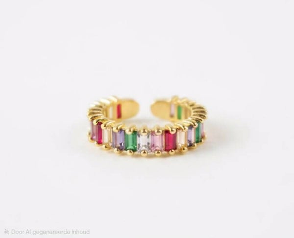 Iris rainbow ring