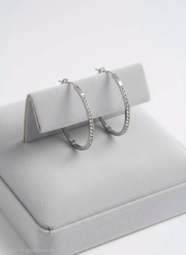 Nova cristal hoops