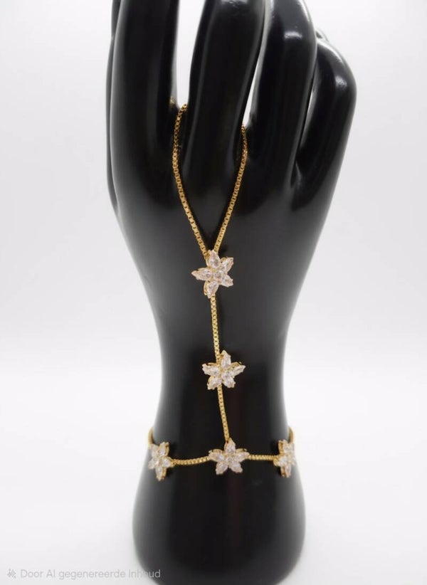 Lily flower handchain